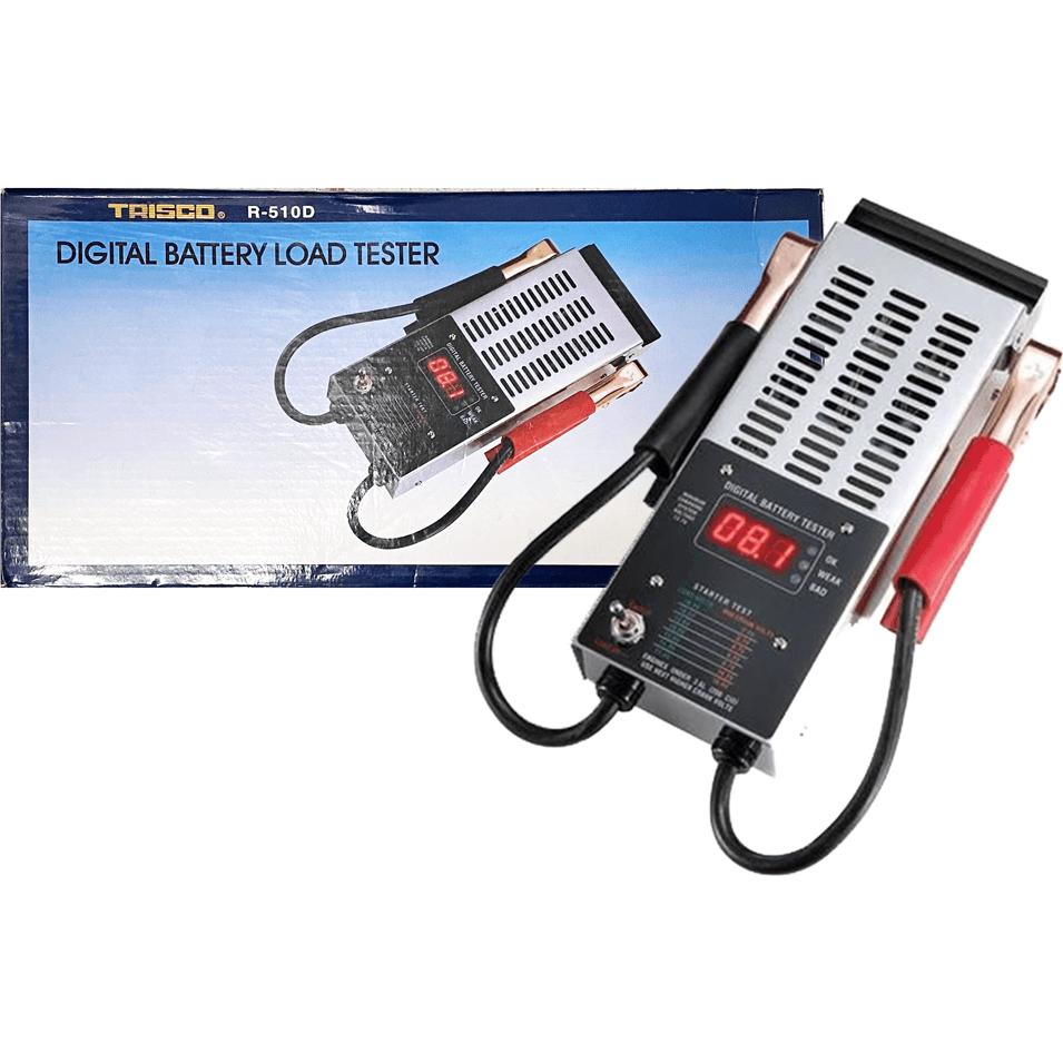 Trisco R-510D Digital Battery Load Tester (200A) - KHM Megatools Corp. Trisco R-510D Digital Battery Load Tester (200A) - KHM Megatools Corp.